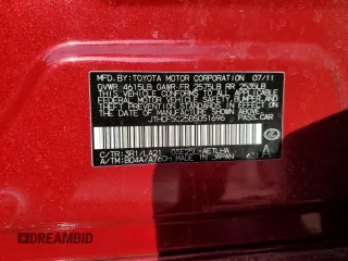 2011 Lexus IS 250 z VIN JTHCF5C25B5051696, wystawiony jako Copart lot #53704095 z przebiegiem 74 610 mil mil oraz Szkoda całkowita • Salvage title. Historia ofert i sprzedaży dostępna na DreamBid. Obrazek 13.