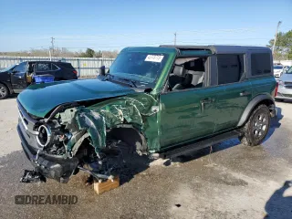 2024 Ford Bronco Big Bend with VIN 1FMDE7BH2RLA77300, listed as a Copart auction lot 48970715 with 9,775 mi miles and Salvage Title. Bid and sale history available at carsss.com. Image 1.