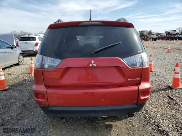 2013 Mitsubishi Outlander SE with VIN JA4JT3AW9DU021003, listed as a Copart auction lot 44249215 with 0 mi miles and Clean Title. Bid and sale history available at carsss.com. Image 6.