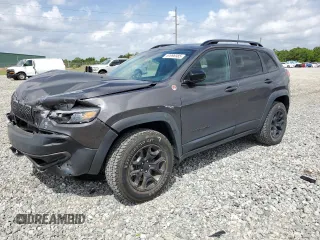 2022 Jeep Cherokee Trailhawk with VIN 1C4PJMBX1ND510760, listed as a Copart auction lot 51996585 with 17,748 mi miles and Salvage Title. Bid and sale history available at DreamBid. Image 1.