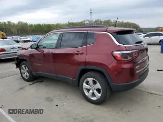 2021 Jeep Compass Latitude z VIN 3C4NJDBB4MT593377, wystawiony jako Copart lot #53428805 z przebiegiem 69 453 mil mil oraz Szkoda całkowita • Salvage title. Historia ofert i sprzedaży dostępna na DreamBid. Obrazek 2.