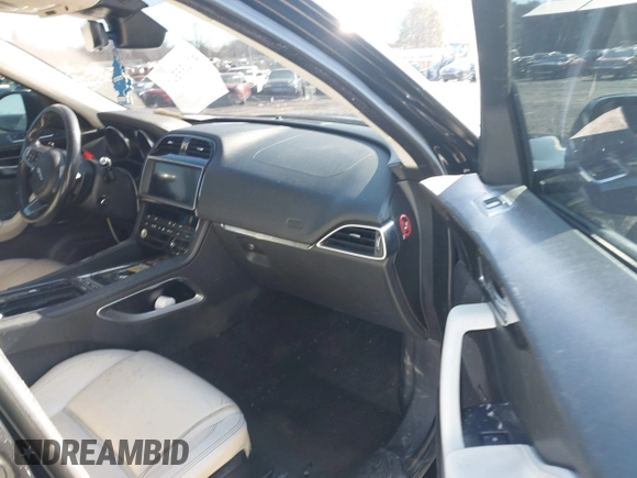 2019 Jaguar F-Pace 25t Prestige with VIN SADCK2GX1KA392946, listed as a IAAI auction lot 41133328 with 146,834 mi miles and . Bid and sale history available at DreamBid. Image 5.