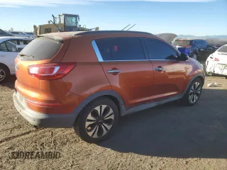 2011 Kia Sportage SX with VIN KNDPCCA63B7164881, listed as a Copart auction lot 81780484 with 126,153 mi miles and Salvage Title. Bid and sale history available at carsss.com. Image 3.