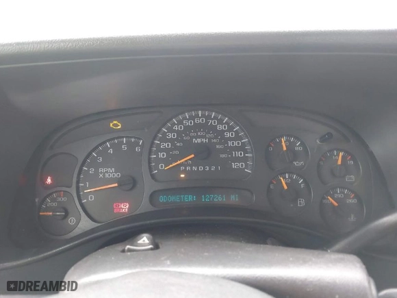 2003 Chevrolet Silverado 1500HD LT with VIN 1GCGK13U53F174242, listed as a IAAI auction lot 41315419 with 205,280 mi miles. Bid and sale history available at carsss.com. Image 7.