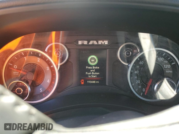 2022 Ram 3500 SLT with VIN 3C63R3HL3NG119609, listed as a Copart auction lot 76263734 with 193,448 mi miles and Salvage Title. Bid and sale history available at carsss.com. Image 9.