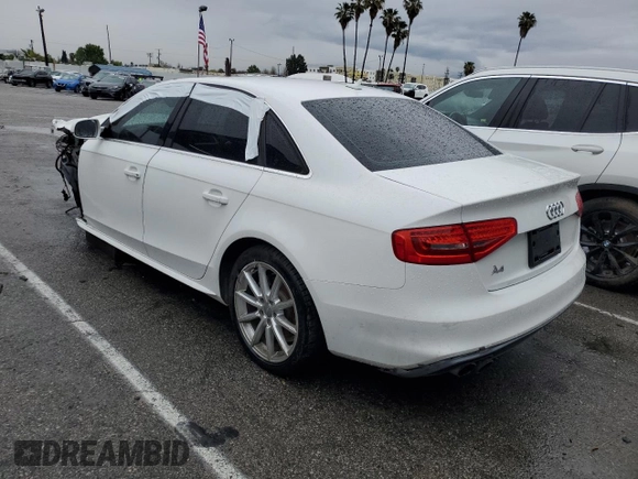 2016 Audi A4 Premium with VIN WAUAFAFL7GN014059, listed as a Copart auction lot 48476255 with 0 mi miles and Clean Title. Bid and sale history available at carsss.com. Image 2.