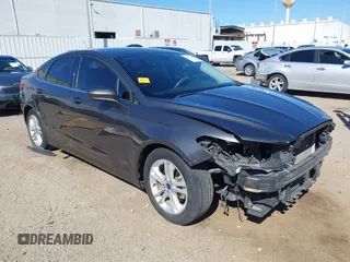 2018 Ford Fusion SE with VIN 3FA6P0HD4JR149788, listed as a IAAI auction lot 41846877 with 57,350 mi miles. Bid and sale history available at carsss.com. Image 1.