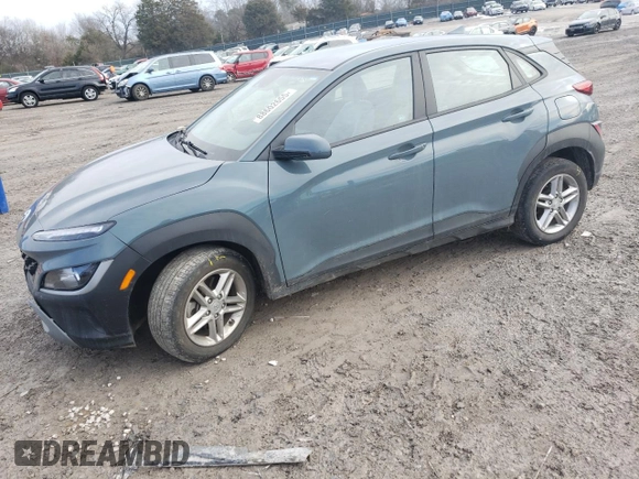 2022 Hyundai Kona SE with VIN KM8K2CAB1NU755691, listed as a Copart auction lot 88602655 with 37,517 mi miles and Salvage Title. Bid and sale history available at carsss.com. Image 1.