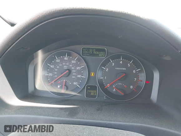 2008 Volvo C70 with VIN YV1MC67218J046617, listed as a IAAI auction lot 41910568 with 144,608 mi miles. Bid and sale history available at carsss.com. Image 7.