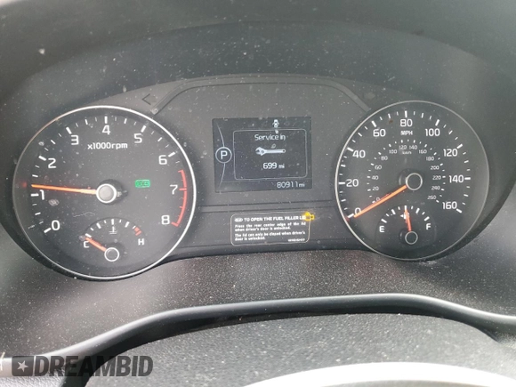 2018 Kia Sportage LX z VIN KNDPMCAC5J7381334, wystawiony jako Copart lot #49881355 z przebiegiem 80 911 mil mil oraz Szkoda całkowita • Salvage title. Historia ofert i sprzedaży dostępna na DreamBid. Obrazek 9.