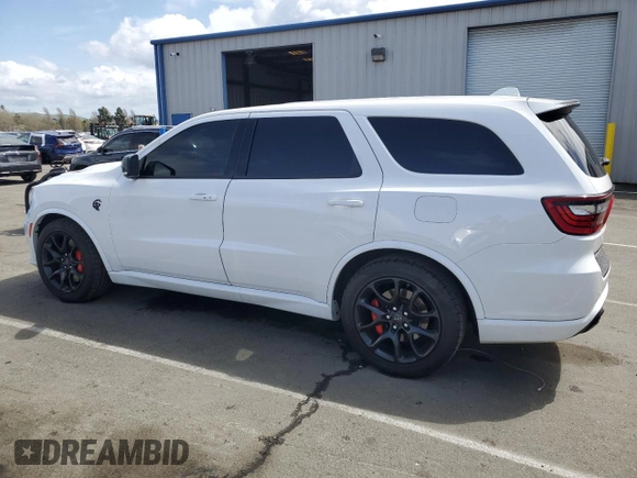 2021 Dodge Durango SRT Hellcat with VIN 1C4SDJH94MC689468, listed as a Copart auction lot 50309725 with 24,420 mi miles and Salvage Title. Bid and sale history available at DreamBid. Image 2.