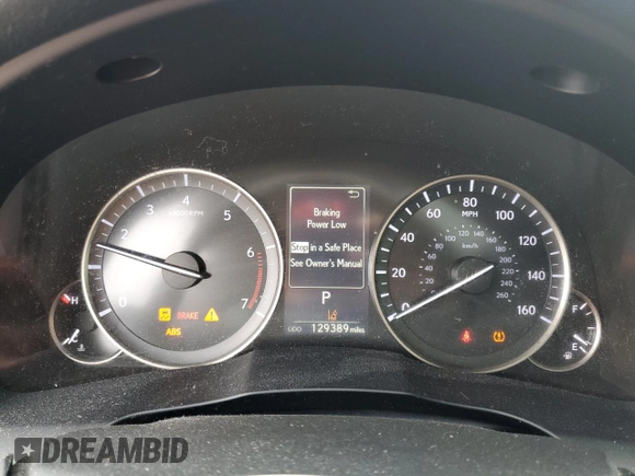 2016 Lexus ES with VIN JTHBK1GG6G2217478, listed as a Copart auction lot 47730995 with 129,389 mi miles and Clean Title. Bid and sale history available at carsss.com. Image 9.