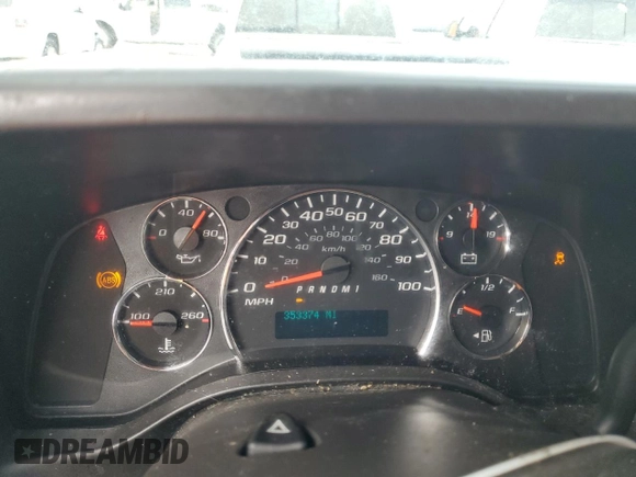 2016 Chevrolet Express Cargo with VIN 1GCWGAFF7G1184428, listed as a Copart auction lot 60293315 with 353,374 mi miles and Salvage title. Bid and sale history available at DreamBid. Image 9.