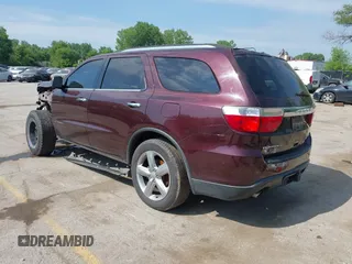 2012 Dodge Durango Citadel with VIN 1C4SDHET1CC275636, listed as a IAAI auction lot 42266742 with 212,030 mi miles and . Bid and sale history available at DreamBid. Image 3.