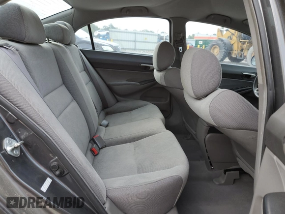 2011 Honda Civic LX with VIN 2HGFA1F55BH522350, listed as a Copart auction lot 53854795 with 39,749 mi miles and Salvage Title. Bid and sale history available at DreamBid. Image 10.