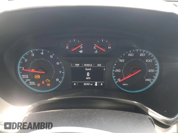 2019 Chevrolet Equinox LS with VIN 3GNAXHEV2KL296025, listed as a Copart auction lot 49456375 with 95,767 mi miles and Salvage Title. Bid and sale history available at carsss.com. Image 9.