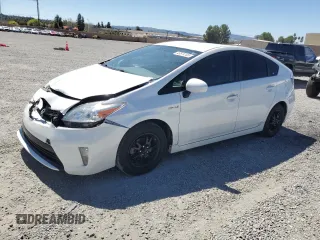 2013 Toyota Prius One with VIN JTDKN3DU7D5583782, listed as a Copart auction lot 49574105 with 155,842 mi miles and Salvage Title. Bid and sale history available at carsss.com. Image 1.