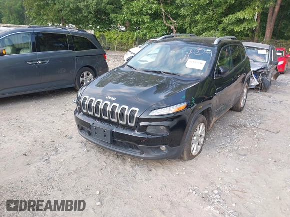 2017 Jeep Cherokee Latitude with VIN 1C4PJLCB9HD219392, listed as a IAAI auction lot 42353046 with 186,500 mi miles and . Bid and sale history available at DreamBid. Image 2.