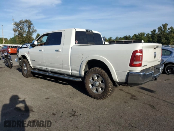 2022 Ram 3500 Laramie with VIN 3C63R3ML9NG400318, listed as a Copart auction lot 73986074 with 40,552 mi miles and Salvage Title. Bid and sale history available at carsss.com. Image 2.