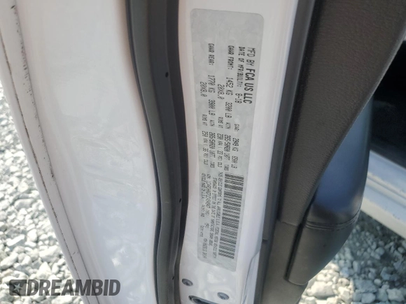 2018 Dodge Durango SXT with VIN 1C4RDHAG7JC494847, listed as a Copart auction lot 59308695 with 114,333 mi miles and Salvage title. Bid and sale history available at DreamBid. Image 14.
