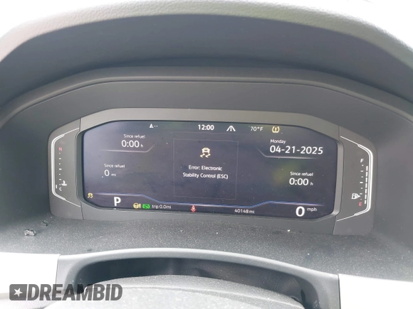 2023 Volkswagen Atlas SE with VIN 1V2KC2CA5PC214764, listed as a IAAI auction lot 42192334 with 40,148 mi miles and . Bid and sale history available at DreamBid. Image 7.