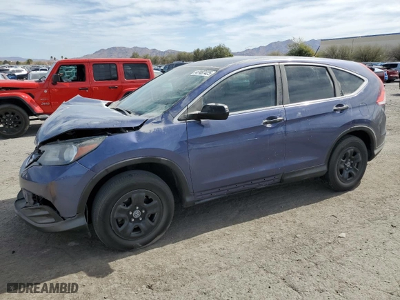 2014 Honda CR-V LX with VIN 2HKRM3H3XEH549386, listed as a Copart auction lot 47487425 with 194,726 mi miles and Salvage Title. Bid and sale history available at carsss.com. Image 1.