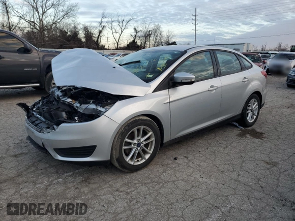 2015 Ford Focus SE with VIN 1FADP3F2XFL306322, listed as a Copart auction lot 41367765 with 58,901 mi miles and Salvage Title. Bid and sale history available at DreamBid. Image 1.