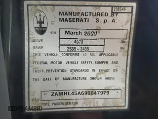 2009 Maserati GranTurismo с VIN ZAMHL45A690047979, выставлен на аукционе Copart как лот 59949845 с пробегом 65 912 миль миль и Чистый • Clean title. История ставок и продаж доступна на DreamBid. Изображение 12.