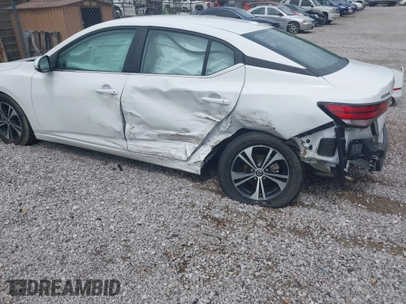2023 Nissan Sentra SV with VIN 3N1AB8CV3PY223222, listed as a IAAI auction lot 42154578 with 24,943 mi miles and . Bid and sale history available at DreamBid. Image 6.