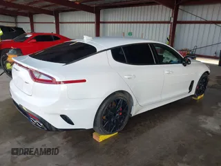 2018 Kia Stinger GT with VIN KNAE35LC7J6022637, listed as a IAAI auction lot 41621388 with 36,905 mi miles. Bid and sale history available at carsss.com. Image 4.