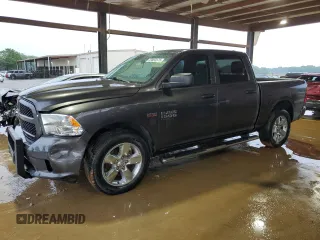 2019 Ram 1500 Express with VIN 1C6RR6KT0KS546268, listed as a Copart auction lot 53853575 with 77,712 mi miles and Salvage title. Bid and sale history available at DreamBid. Image 1.