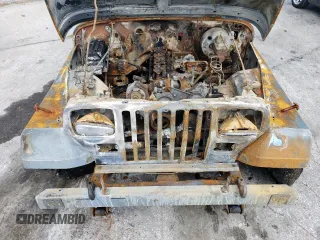 1990 Jeep Wrangler "S" with VIN 2J4FY19EXLJ550543, listed as a Copart auction lot 73007974 with 0 mi miles and Non Repairable. Bid and sale history available at carsss.com. Image 11.