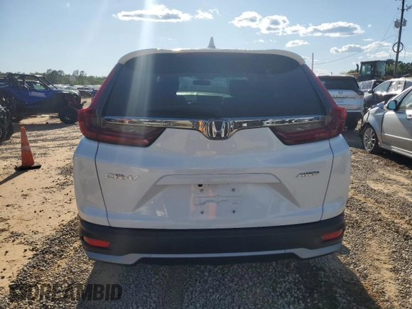 2022 Honda CR-V EX with VIN 7FARW2H56NE038220, listed as a Copart auction lot 52814505 with 24,392 mi miles and Non Repairable. Bid and sale history available at carsss.com. Image 6.