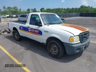 2007 Ford Ranger XL Fleet with VIN 1FTYR10E77PA06289, listed as a IAAI auction lot 42131712 with 340,000 mi miles. Bid and sale history available at carsss.com. Image 1.