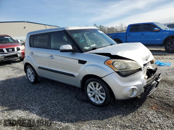 2013 Kia Soul + with VIN KNDJT2A68D7523726, listed as a Copart auction lot 45855455 with 123,440 mi miles and Salvage Title. Bid and sale history available at carsss.com. Image 4.