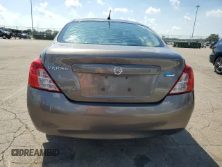 2012 Nissan Versa SV with VIN 3N1CN7AP7CL930619, listed as a Copart auction lot 63657855 with 106,911 mi miles and Salvage title. Bid and sale history available at DreamBid. Image 6.