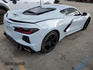 2021 Chevrolet Corvette 2LT with VIN 1G1YB2D49M5110438, listed as a Copart auction lot 47824815 with 18,313 mi miles and Salvage Title. Bid and sale history available at carsss.com. Image 3.