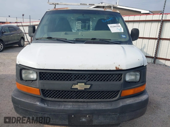2012 Chevrolet Express Cargo with VIN 1GCWGFFA8C1106882, listed as a IAAI auction lot 42284350 with 227,443 mi miles and . Bid and sale history available at DreamBid. Image 12.