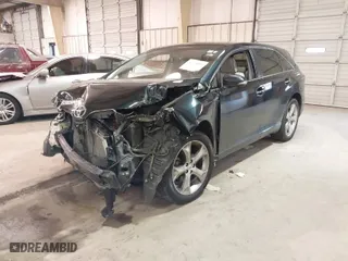 2013 Toyota Venza LE with VIN 4T3BK3BB9DU081147, listed as a IAAI auction lot 41178015 with 1 mi miles. Bid and sale history available at carsss.com. Image 2.