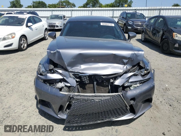 2016 Lexus IS 200t with VIN JTHBA1D21G5028330, listed as a Copart auction lot 54363715 with 119,562 mi miles and Salvage title. Bid and sale history available at DreamBid. Image 5.