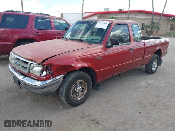1997 Ford Ranger XLT with VIN 1FTCR14X4VPA61608, listed as a IAAI auction lot 41712805 with 165,097 mi miles. Bid and sale history available at carsss.com. Image 17.
