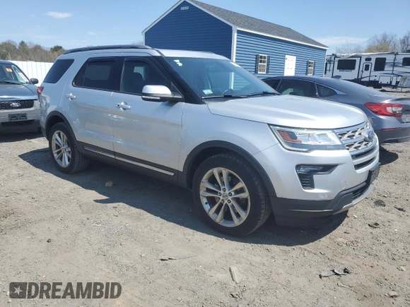 2018 Ford Explorer XLT with VIN 1FM5K8D89JGB01802, listed as a Copart auction lot 51466695 with 153,831 mi miles and Salvage Title. Bid and sale history available at DreamBid. Image 4.