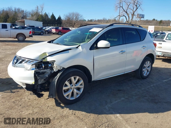 2014 Nissan Murano S with VIN JN8AZ1MW8EW529218, listed as a IAAI auction lot 41397594 with 83,421 mi miles and . Bid and sale history available at DreamBid. Image 17.