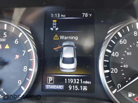2019 Infiniti Q50 RED SPORT 400 with VIN JN1FV7AP8KM760885, listed as a IAAI auction lot 41794933 with 119,321 mi miles. Bid and sale history available at carsss.com. Image 15.