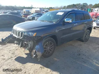 2017 Jeep Grand Cherokee Limited with VIN 1C4RJFBG9HC606876, listed as a IAAI auction lot 41362204 with 160,000 mi miles. Bid and sale history available at carsss.com. Image 17.