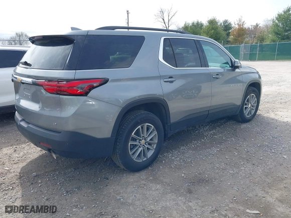 2023 Chevrolet Traverse LT Cloth with VIN 1GNEVGKW7PJ242071, listed as a IAAI auction lot 41799940 with 46,698 mi miles. Bid and sale history available at carsss.com. Image 4.