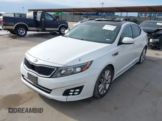 2015 Kia Optima SX Turbo with VIN 5XXGR4A60FG455078, listed as a IAAI auction lot 41305459 with 145,852 mi miles. Bid and sale history available at carsss.com. Image 20.