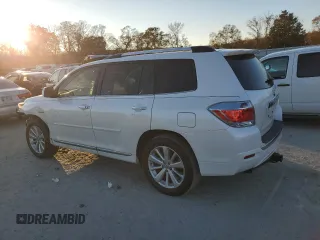 2012 Toyota Highlander Hybrid Limited with VIN JTEDC3EH8C2008554, listed as a Copart auction lot 83476734 with 121,993 mi miles and Salvage Title. Bid and sale history available at carsss.com. Image 2.