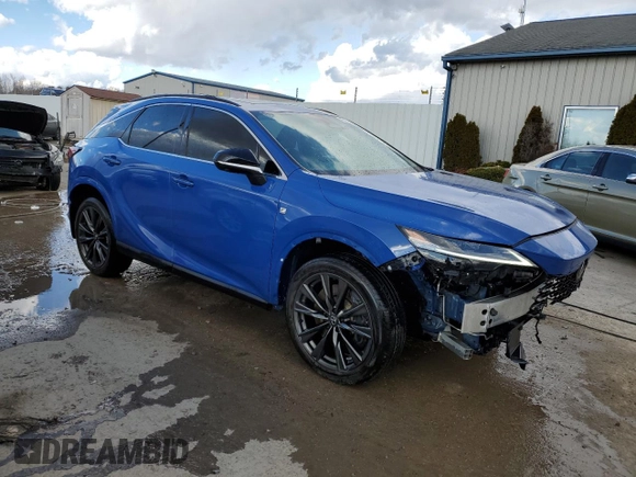 2023 Lexus RX with VIN 2T2BAMCA8PC030375, listed as a Copart auction lot 46427855 with 30,857 mi miles and Salvage Title. Bid and sale history available at carsss.com. Image 4.