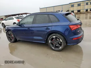 2020 Audi SQ5 Premium Plus with VIN WA1B4AFY6L2019896, listed as a Copart auction lot 60093995 with 63,050 mi miles and Salvage title. Bid and sale history available at DreamBid. Image 2.